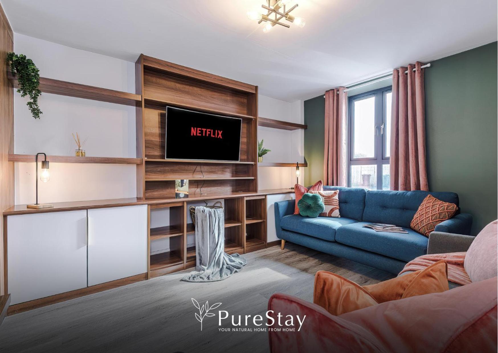 Stunning Five Bedroom Manchester House With Free Parking By Purestay Short Lets & Serviced Accommodation Kültér fotó